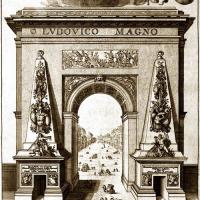 Триумфальная арка, труд "Курс архитектуры", издание 1698 года