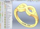 Моделирование кольца в SolidWorks
